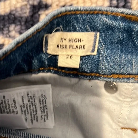 Madewell High Rise Flare Jeans 26 - Picture 2 of 5